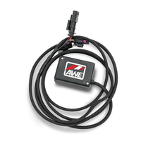 AWE Tuning Audi B9 S4 SwitchPath Exhaust - Non-Resonated (Black 102mm Tips) - Mufflers & Tips