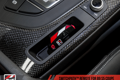 AWE Tuning Audi B9 S4 SwitchPath Exhaust - Non-Resonated (Black 102mm Tips) - Mufflers & Tips