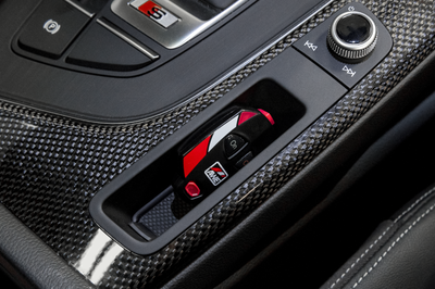 AWE Tuning Audi B9 S4 SwitchPath Exhaust - Non-Resonated (Black 102mm Tips) - Mufflers & Tips