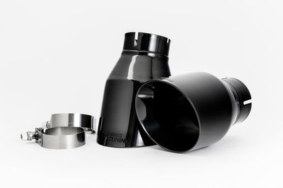 AWE Tuning Audi C7 A6 3.0T Touring Edition Exhaust - Dual Outlet Diamond Black Tips - Mufflers &