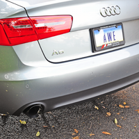 AWE Tuning Audi C7 A6 3.0T Touring Edition Exhaust - Dual Outlet Diamond Black Tips - Mufflers &