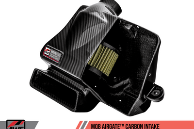 AWE Tuning Audi / Volkswagen MQB 1.8T/2.0T/Golf R Carbon Fiber AirGate Intake w/ Lid - Air Systems