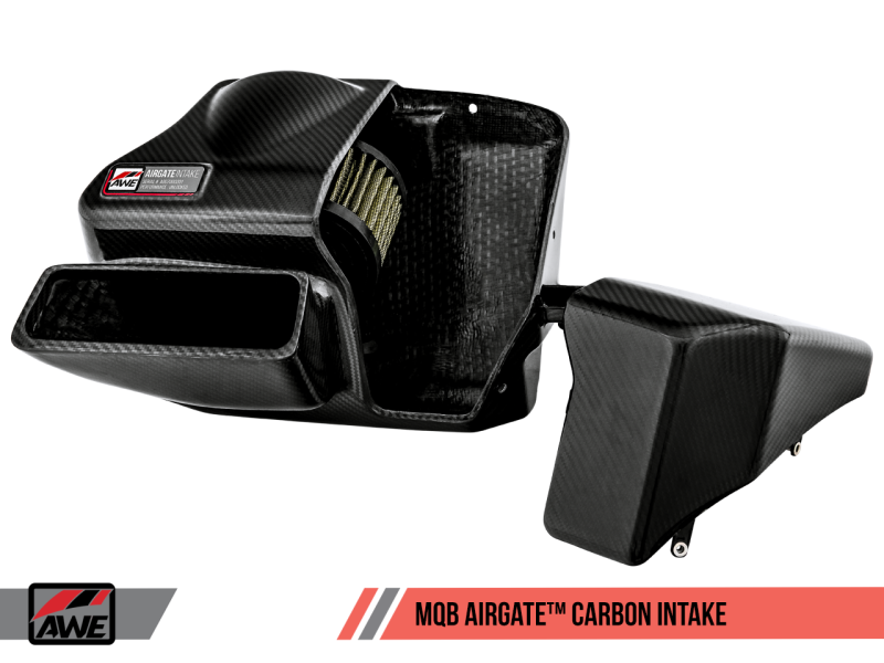 AWE Tuning Audi / Volkswagen MQB 1.8T/2.0T/Golf R Carbon Fiber AirGate Intake w/ Lid - Air Systems