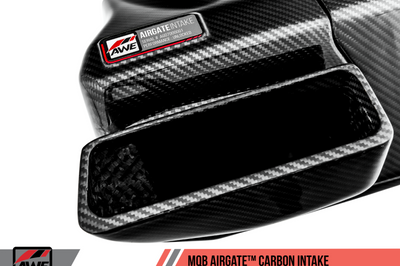 AWE Tuning Audi / Volkswagen MQB 1.8T/2.0T/Golf R Carbon Fiber AirGate Intake w/ Lid - Air Systems