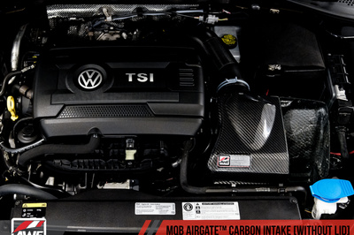 AWE Tuning Audi / Volkswagen MQB 1.8T/2.0T/Golf R Carbon Fiber AirGate Intake w/ Lid - Air Systems