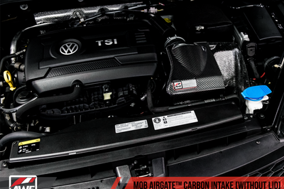 AWE Tuning Audi / Volkswagen MQB 1.8T/2.0T/Golf R Carbon Fiber AirGate Intake w/ Lid - Air Systems