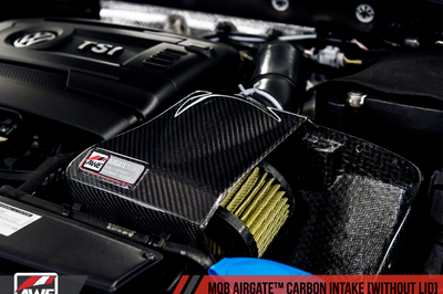 AWE Tuning Audi / Volkswagen MQB 1.8T/2.0T/Golf R Carbon Fiber AirGate Intake w/ Lid - Air Systems