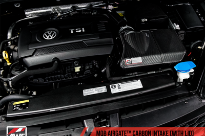 AWE Tuning Audi / Volkswagen MQB 1.8T/2.0T/Golf R Carbon Fiber AirGate Intake w/ Lid - Air Systems