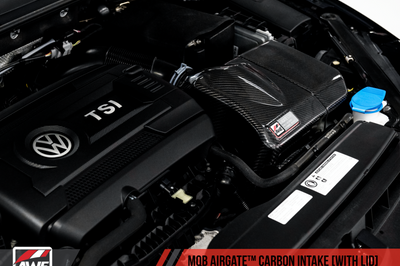 AWE Tuning Audi / Volkswagen MQB 1.8T/2.0T/Golf R Carbon Fiber AirGate Intake w/ Lid - Air Systems