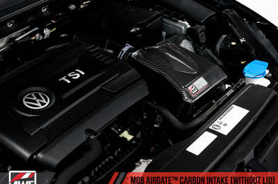 AWE Tuning Audi / Volkswagen MQB 1.8T/2.0T/Golf R Carbon Fiber AirGate Intake w/ Lid - Air Systems