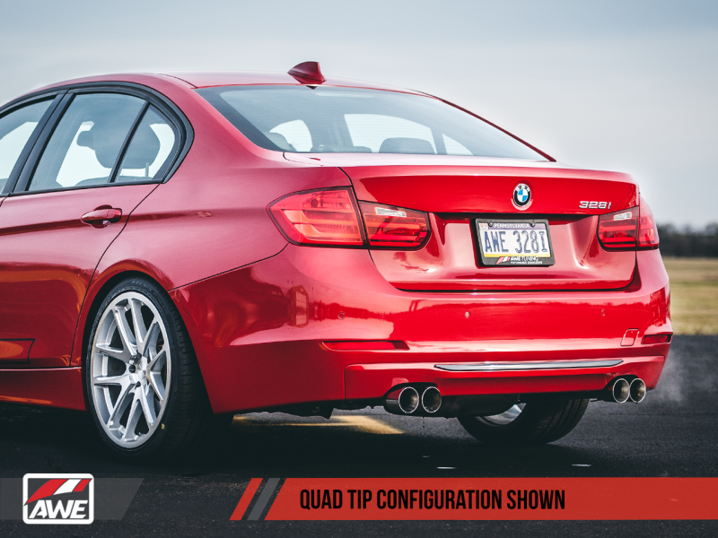 AWE Tuning BMW F3X 328i/428i Non-M Sport Quad Tip Marking Template - Exterior Styling