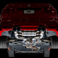 AWE Tuning BMW F8X M3/M4 SwitchPath Catback Exhaust - Chrome Silver Tips - Mufflers &