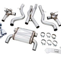 AWE Tuning BMW F8X M3/M4 SwitchPath Catback Exhaust - Chrome Silver Tips - Mufflers &