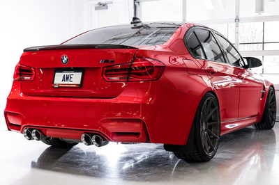 AWE Tuning BMW F8X M3/M4 SwitchPath Catback Exhaust - Chrome Silver Tips - Mufflers &
