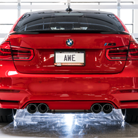 AWE Tuning BMW F8X M3/M4 SwitchPath Catback Exhaust - Chrome Silver Tips - Mufflers &
