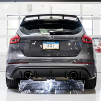 AWE Tuning Ford Focus RS Touring Edition Cat-back Exhaust- Resonated - Chrome Silver Tips - Exhaust Mufflers &