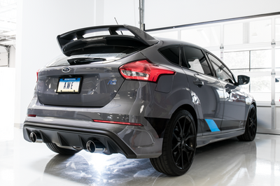 AWE Tuning Ford Focus RS Touring Edition Cat-back Exhaust- Resonated - Chrome Silver Tips - Exhaust Mufflers &