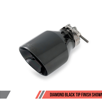 AWE Tuning Mk6 Jetta 2.5L Track Edition Exhaust - Diamond Black Tips - Mufflers &