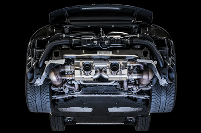 AWE Tuning Porsche 911 (991.2) Carrera / S SwitchPath Exhaust for PSE Cars - Diamond Black Tips - Mufflers &