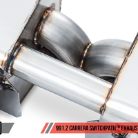 AWE Tuning Porsche 911 (991.2) Carrera / S SwitchPath Exhaust for PSE Cars - Diamond Black Tips - Mufflers &