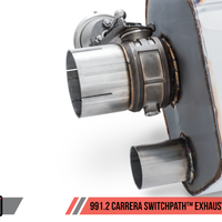 AWE Tuning Porsche 911 (991.2) Carrera / S SwitchPath Exhaust for PSE Cars - Diamond Black Tips - Mufflers &