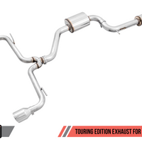 AWE Tuning Volkswagen GTI MK7.5 2.0T Touring Edition Exhaust w/Chrome Silver Tips 102mm - Mufflers &