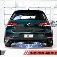 AWE Tuning Volkswagen GTI MK7.5 2.0T Touring Edition Exhaust w/Chrome Silver Tips 102mm - Mufflers &