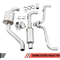 AWE Tuning Volkswagen GTI MK7.5 2.0T Touring Edition Exhaust w/Chrome Silver Tips 102mm - Mufflers &