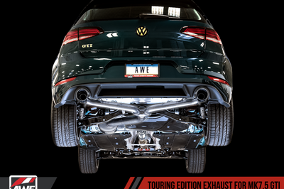 AWE Tuning Volkswagen GTI MK7.5 2.0T Touring Edition Exhaust w/Chrome Silver Tips 102mm - Mufflers &