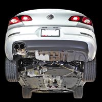 AWE Tuning VW CC 2.0T Touring Edition Performance Exhaust - Diamond Black Tips - Mufflers &