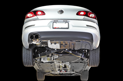 AWE Tuning VW CC 2.0T Touring Edition Performance Exhaust - Diamond Black Tips - Mufflers &