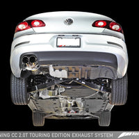 AWE Tuning VW CC 2.0T Touring Edition Performance Exhaust - Diamond Black Tips - Mufflers &