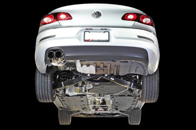 AWE Tuning VW CC 2.0T Touring Edition Performance Exhaust - Diamond Black Tips - Mufflers &