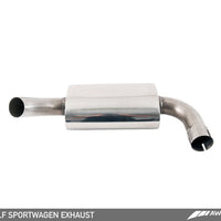 AWE Tuning VW MK7 Golf SportWagen Touring Edition Exhaust w/Chrome Silver Tips (90mm) - Mufflers &