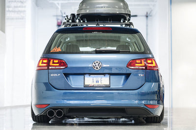 AWE Tuning VW MK7 Golf SportWagen Touring Edition Exhaust w/Chrome Silver Tips (90mm) - Mufflers &