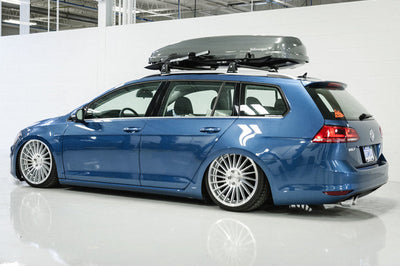 AWE Tuning VW MK7 Golf SportWagen Touring Edition Exhaust w/Chrome Silver Tips (90mm) - Mufflers &