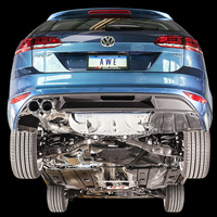 AWE Tuning VW MK7 Golf SportWagen Touring Edition Exhaust w/Chrome Silver Tips (90mm) - Mufflers &