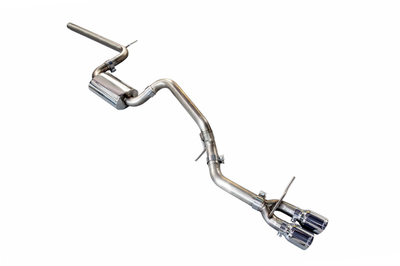 AWE Tuning VW MK7 Golf SportWagen Touring Edition Exhaust w/Chrome Silver Tips (90mm) - Mufflers &