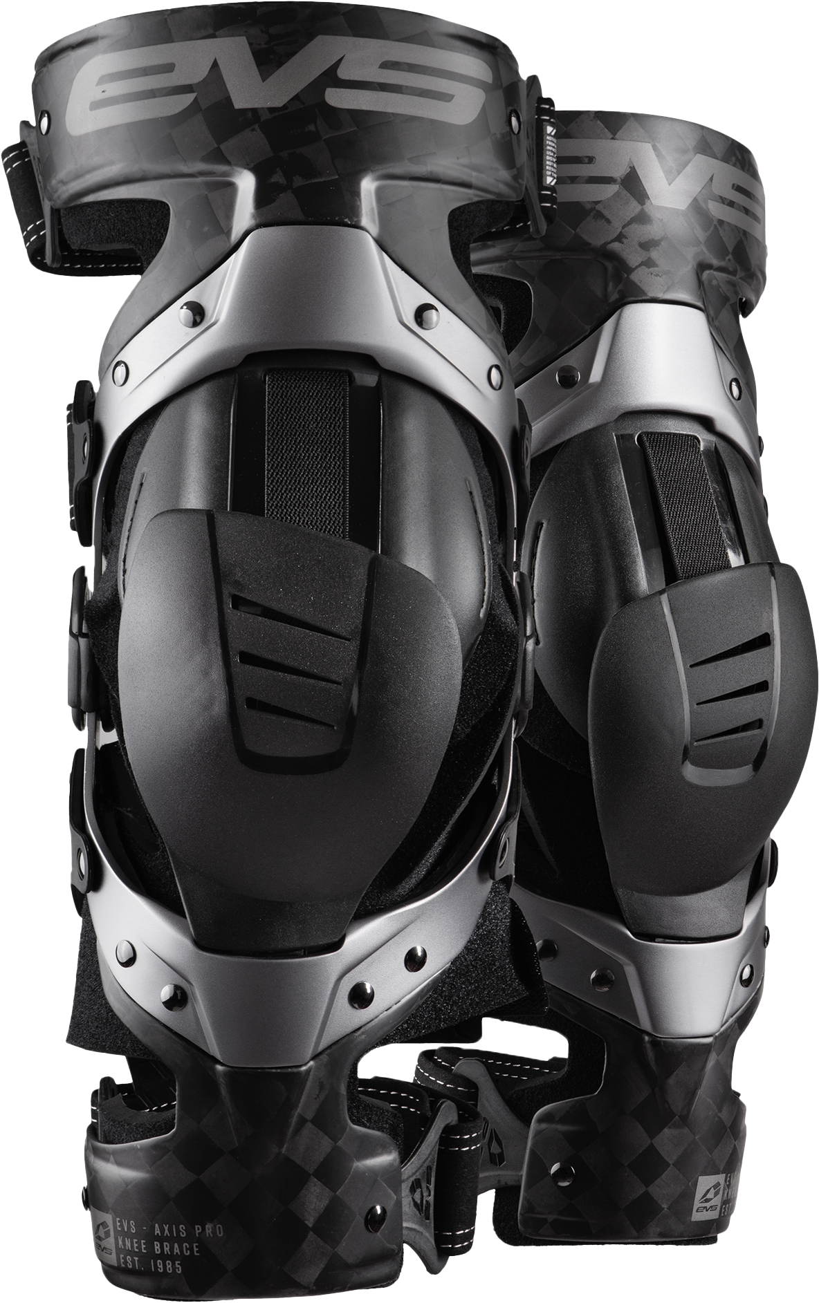EVS Axis Pro Knee Brace Pair Black/Grey Sm - Protective/Safety