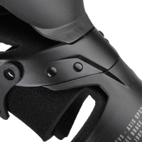 EVS Axis Sport Knee Brace Pair Black/Black/Grey Lg - Protective/Safety
