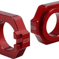 Works Axle Blocks Elite Hon Red - Offroad Collection