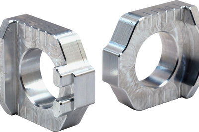 Works Axle Blocks Elite Yam Silver - Offroad Collection