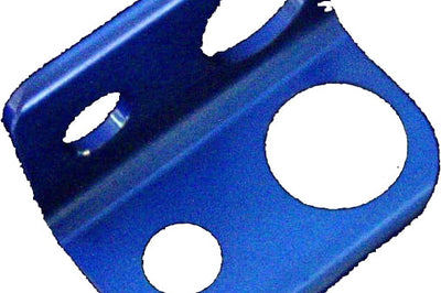 Modquad Axle Flag Mount (silver) Ktm/hus 250-450 20/25mm - Blue - Offroad Collection