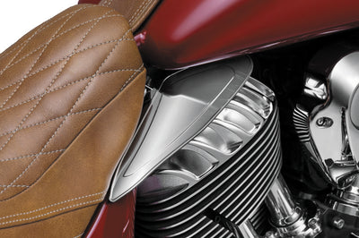 Kuryakyn Saddle Shields Heat Deflectors 14-Up Indian Models(excluding Scout) Smoke