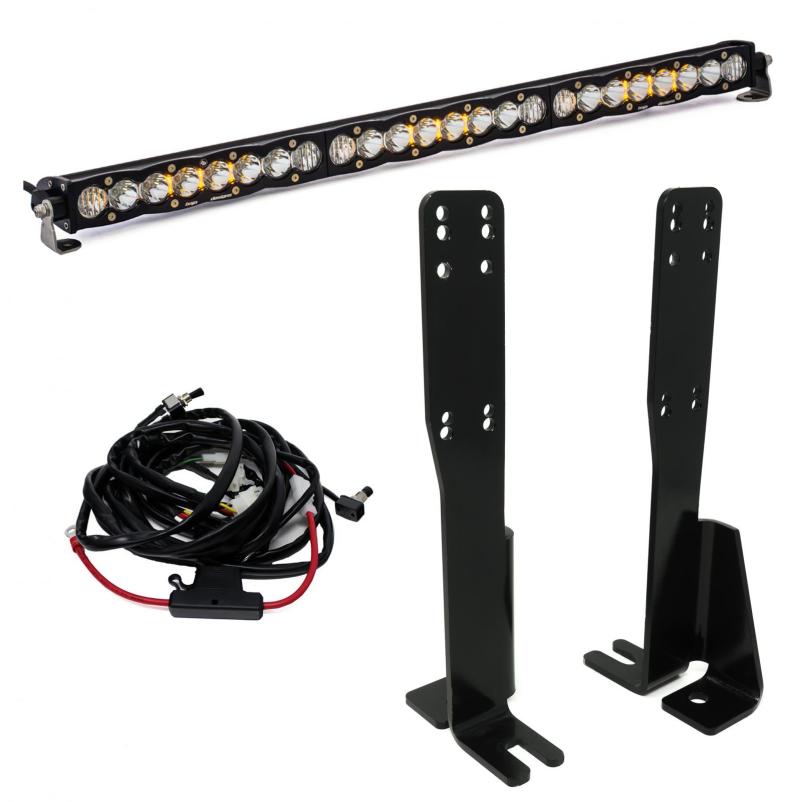 Baja Designs 14-19 Toyota 4Runner OnX6/S8 30in Grille Mount - Lights