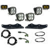 Baja Designs 17-20 Ford F-150 Raptor S2 SAE Pro Fog Pocket Kit - Amber - Lights
