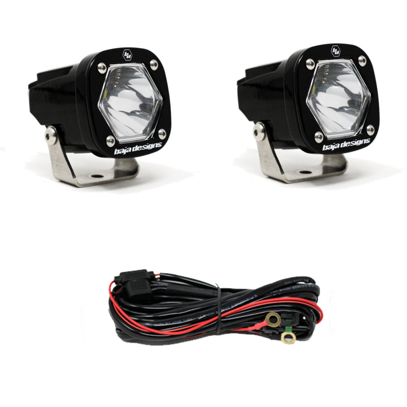 Baja Designs S1 Spot LED Light w/ Mounting Bracket Pair - Lights