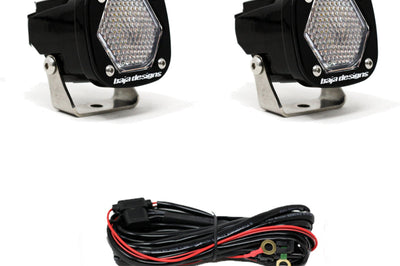 Baja Designs S1 Work/Scene LED Light w/ Mounting Bracket Pair - Lights