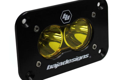 Baja Designs S2 Sport Flush Mount Spot Pattern LED Work Light - Amber - Lights
