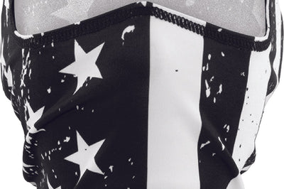 Zan Balaclava Polyester Black White Flag - Harddrive Products